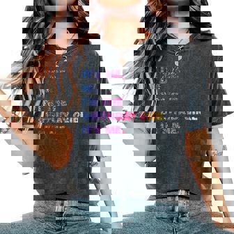 It's Me Hi I'm The Birthday Girl It's Me レディースオーバーサイズコンフォートTシャツ - Kawaiitshirt