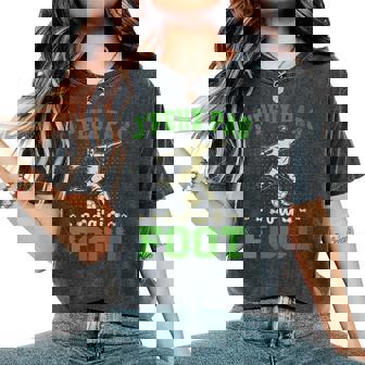 Je Peux Pas J'ai Foot Enfant Maillot Foot Enfant T-shirt oversize confortable pour femme - Cadeauxyz