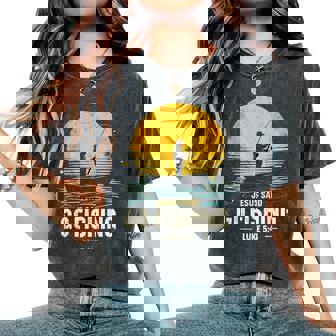 Jesus Said Go Fishing Bible Verse Fisherman Christian Women's Oversized Comfort T-Shirt - Monsterry