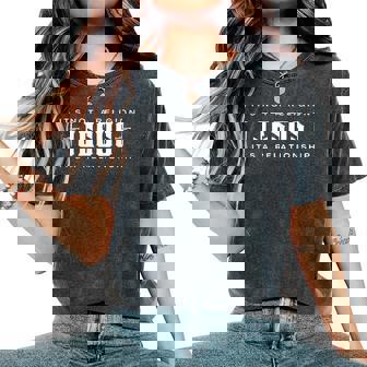 Jesus Not A Religion It's A Relationship Christian Quote Women's Oversized Comfort T-Shirt - Thegiftio