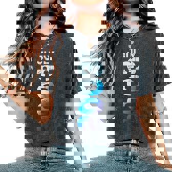 Julio 2003 Edición Limitada Año 2003 Retro 2003Intage 2003 Cuello Camiseta extragrande cómoda para mujer - Regaloses