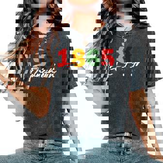 Junenth 2025 African American Junenth 1865 Women's Oversized Comfort T-Shirt - Thegiftio
