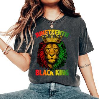 Junenth African American Black Lion 1865 Women Women's Oversized Comfort T-Shirt - Thegiftio UK
