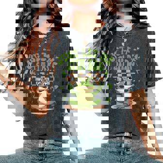 Just Let Metim Bro Groovy Let Metim Bro自閉症啓発 レディースオーバーサイズコンフォートTシャツ - Kawaiitshirt