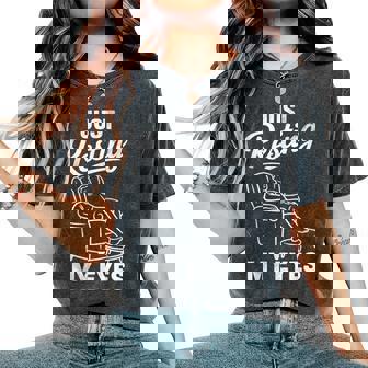 Just Resting My Eyes Sarcastic Relaxing Men Women's Oversized Comfort T-Shirt - Thegiftio