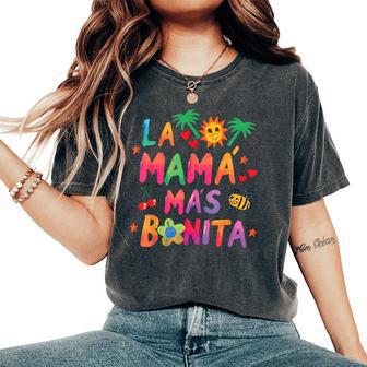 La Mama Mas Bonita The Best Mom In The World Women's Oversized Comfort T-Shirt - Thegiftio UK