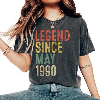 Legend 1990 35Th Birthday For 35 Year Old Women's Oversized Comfort T-Shirt - Thegiftio UK
