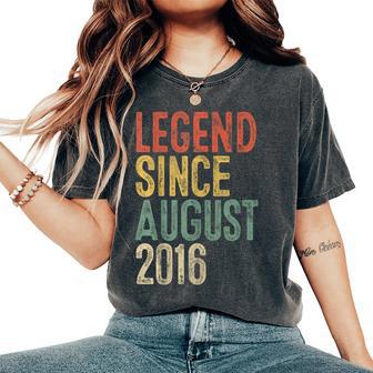 Legend 2016 9Th Birthday For Boy Girl 9 Year Old Women's Oversized Comfort T-Shirt - Thegiftio UK