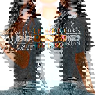 Life Happens Visuals Help Special Education Teacher Aide Women's Oversized Comfort T-Shirt - Monsterry