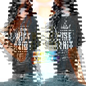 Like My Whiskeytraight Friends Lgbtq Gay Pride Proud Ally レディースオーバーサイズコンフォートTシャツ - Kawaiitshirt