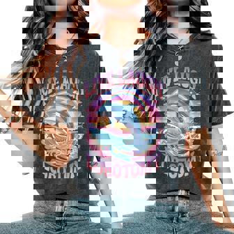 Live Laugh Lobotomy Dolphin Groovy Women's Oversized Comfort T-Shirt - Monsterry