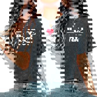 I Love Nor Match Girlfriend & Boyfriend Nor Name レディースオーバーサイズコンフォートTシャツ - Kawaiitshirt