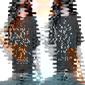 Mama Est 2018 Madre Desde 2018 Mamá 2018 Camiseta extragrande cómoda para mujer - Regaloses