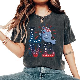 Mana Love 4Th Of July Mana Fireworks Sunglasses Women Women's Oversized Comfort T-Shirt - Thegiftio UK