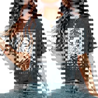 Marie Curie Historia Femenina Para Camiseta extragrande cómoda para mujer - Regaloses