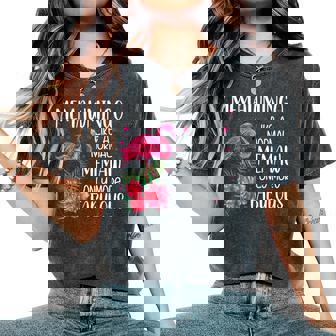Memawmingo Like A Normal Memaw Flamingo Lover Mother's Day Women's Oversized Comfort T-Shirt - Monsterry