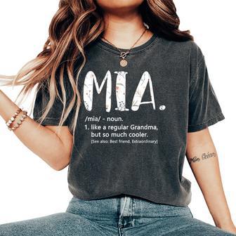 Mia For Idea Cute Grandma Mia Women's Oversized Comfort T-Shirt - Thegiftio UK