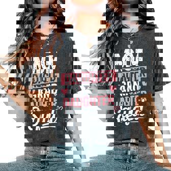 Mom Daughter Granddaughterquad マッチングママ 母の日 レディースオーバーサイズコンフォートTシャツ - Kawaiitshirt