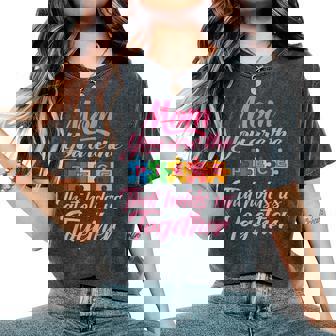 Mom You Are The Piece That Holds Us Together Puzzle Piece Women's Oversized Comfort T-Shirt - Monsterry