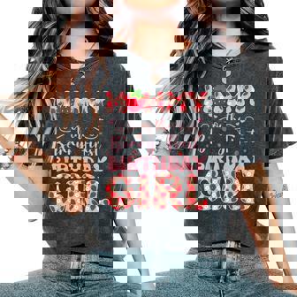 Mommy Of The Berry First Birthday Of Girl Strawberry Mom Women's Oversized Comfort T-Shirt - Thegiftio