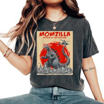 Momzilla Mother Of Monsters Retro Vintage Mama Mother's Day Women's Oversized Comfort T-Shirt - Thegiftio UK