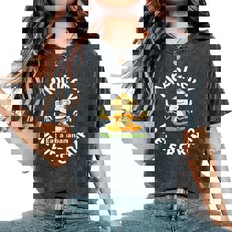 Monkey Never Cramp Eat A Banana レディースオーバーサイズコンフォートTシャツ - Kawaiitshirt