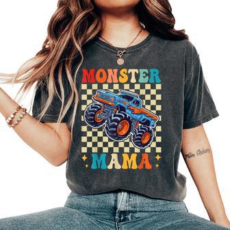 Monster Truck Mama Mom Family Matching Monster Truck Lovers Women's Oversized Comfort T-Shirt - Thegiftio UK