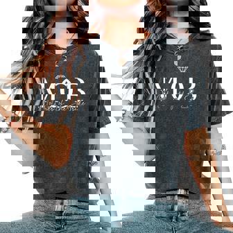 Mother Of The Bride Mob Wedding Mom Mama Cute Bridal Shower Women's Oversized Comfort T-Shirt - Thegiftio