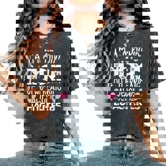 Mother Of Two 2 Girls Mother Of 2 Boys Mother's Day Women's Oversized Comfort T-Shirt - Thegiftio
