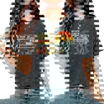 My Favorite People Call Me Momo ヴィンテージ レトロ 面白い モモモ レディースオーバーサイズコンフォートTシャツ - Kawaiitshirt