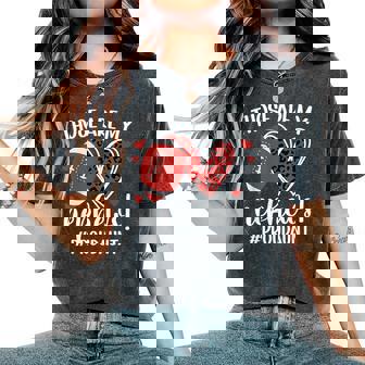Those Are My Nephews Football Aunt Of A Football Player Aunt Women's Oversized Comfort T-Shirt | Mazezy