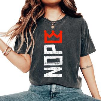Next No Kings Protest Sign Women's Oversized Comfort T-Shirt - Thegiftio UK