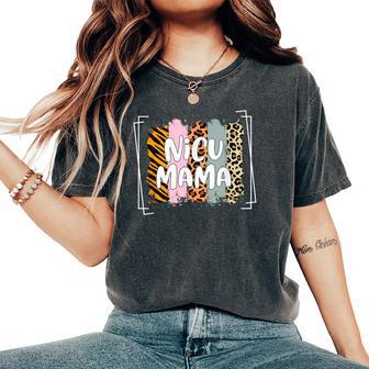 Nicu Mama Awareness Month Preemie Baby Mom Life Women's Oversized Comfort T-Shirt - Thegiftio UK