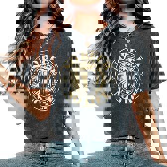 No Beer No Life ヴィンテージ飲酒 ビール愛好家向け 左胸 レディースオーバーサイズコンフォートTシャツ - Kawaiitshirt