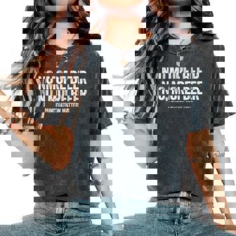 No More Beer シャツ 句読点 Matters メンズ レディース 面白い レディースオーバーサイズコンフォートTシャツ - Kawaiitshirt