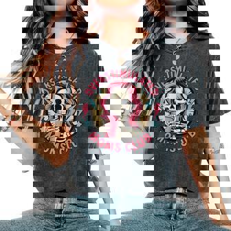 Overstimulated Moms Club Neurodivergent Mom Mental Health Women's Oversized Comfort T-Shirt - Thegiftio UK