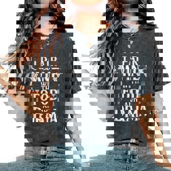 I Pair Wine With Food And Drama ソムリエ レディースオーバーサイズコンフォートTシャツ - Kawaiitshirt