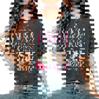 Papa Of Miss Onederful Girls 1歳の誕生日 マッチングファミリー レディースオーバーサイズコンフォートTシャツ - Kawaiitshirt