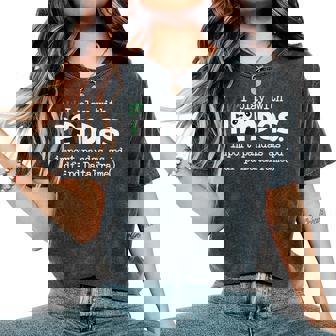 I Play With Pandas Python コンピューター コーディング プログラマー コーダー レディースオーバーサイズコンフォートTシャツ - Kawaiitshirt