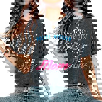 Police Officer Of The Mother My Favourite Police Call Me Mum Women's Oversized Comfort T-Shirt | Mazezy