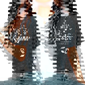 Promoted To Grandma 2026 Women's Oversized Comfort T-Shirt | Mazezy