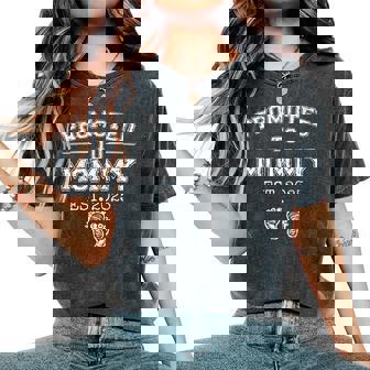 Promoted To Mommy Est 2025 Mom To Be First Time Mama Women's Oversized Comfort T-Shirt - Monsterry