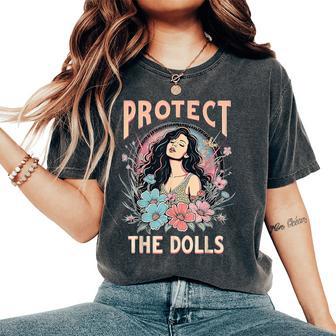 Protect The Dolls Trans Transgender Visibility Women's Oversized Comfort T-Shirt - Thegiftio UK
