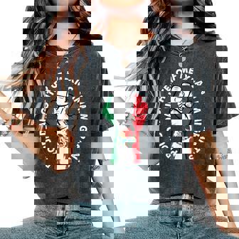 Proud Daughter Of Immigrants Mexico Flag Mexicans Women Women's Oversized Comfort T-Shirt - Thegiftio