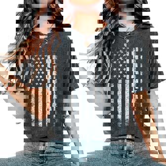 Proud Nana American Flag Mother's Day Patriotic Women's Oversized Comfort T-Shirt | Mazezy
