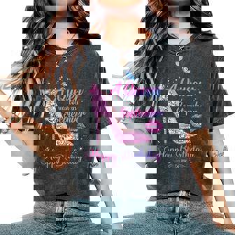 A Queen Was Born In September Happy Birthday To Me Women's Oversized Comfort T-Shirt | Mazezy