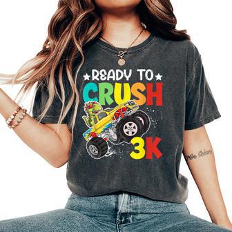 Ready To Crush 3K Student First Day Of 3K Teacher Women's Oversized Comfort T-Shirt - Thegiftio UK