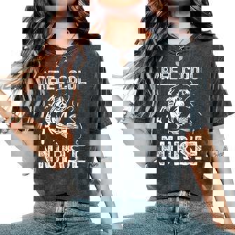 Reel Cool Nurse Fishing For Fisherman Father's Day Women's Oversized Comfort T-Shirt - Monsterry