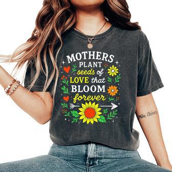 Retro Floral Mama Flower Happy Mother's Day Girls Women's Oversized Comfort T-Shirt - Thegiftio UK