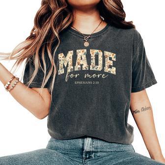 Retro Flower MadeFor More Ephesians 2 Women's Oversized Comfort T-Shirt - Thegiftio UK
